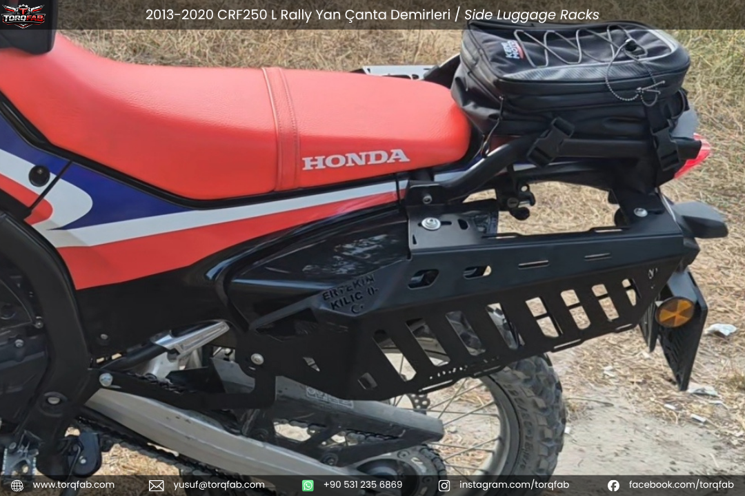 Torqfab Honda CRF250L / Rally (2013-2020) Yan Çanta Demiri