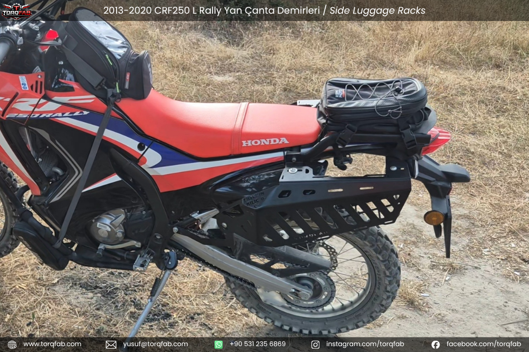 Torqfab Honda CRF250L / Rally (2013-2020) Yan Çanta Demiri