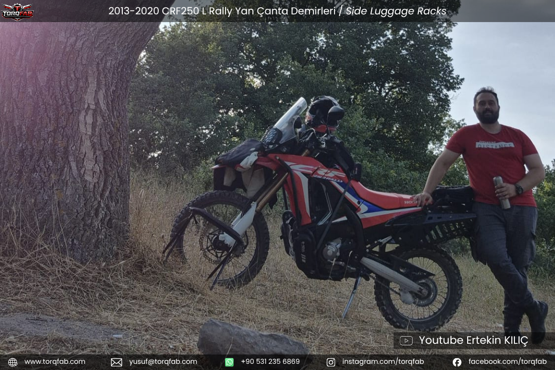 Torqfab Honda CRF250L / Rally (2013-2020) Yan Çanta Demiri