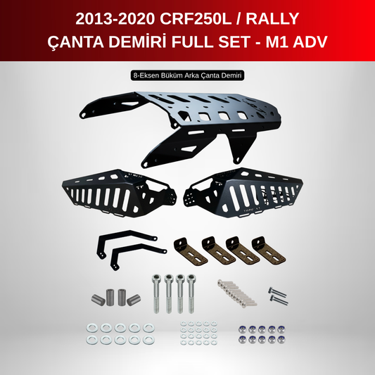 2013-20 CRF250 L Rally Arka ve Yan Çanta Demiri Seti - M1 Adventure (1320K2)