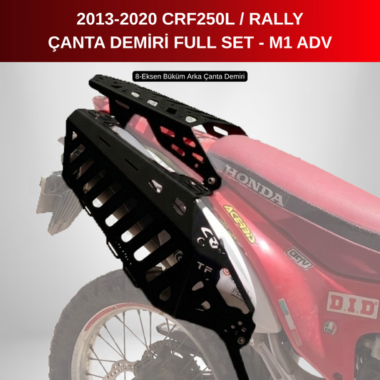2013-20 CRF250 L Rally Arka ve Yan Çanta Demiri Seti - M1 Adventure (1320K2)