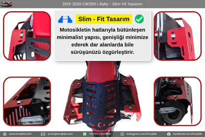 CRF250L / Rally (2013-20) Çanta Demirleri Komple Set | Side & Rear Luggage Rack Set
