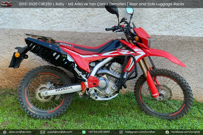 CRF250L / Rally (2013-20) Çanta Demirleri Komple Set | Side & Rear Luggage Rack Set