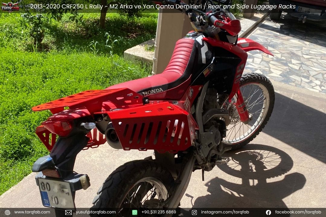 CRF250L / Rally (2013-20) Çanta Demirleri Komple Set | Side & Rear Luggage Rack Set