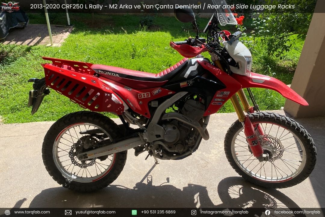 CRF250L / Rally (2013-20) Çanta Demirleri Komple Set | Side & Rear Luggage Rack Set