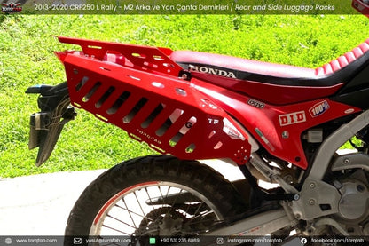 CRF250L / Rally (2013-20) Çanta Demirleri Komple Set | Side & Rear Luggage Rack Set