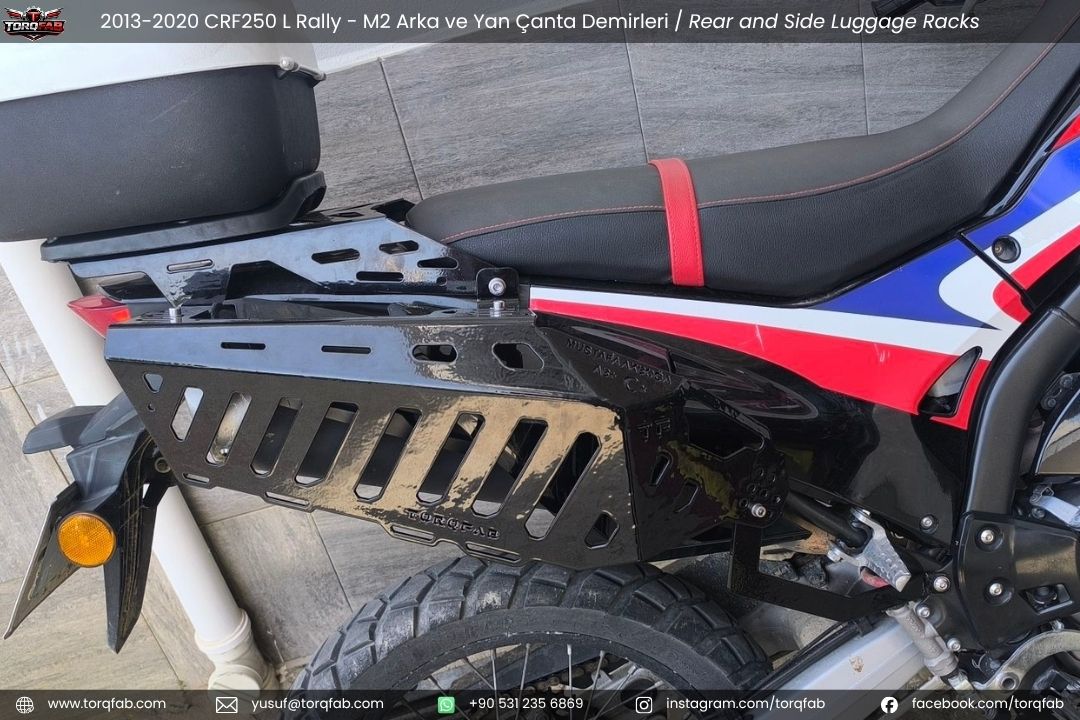 CRF250L / Rally (2013-20) Çanta Demirleri Komple Set | Side & Rear Luggage Rack Set