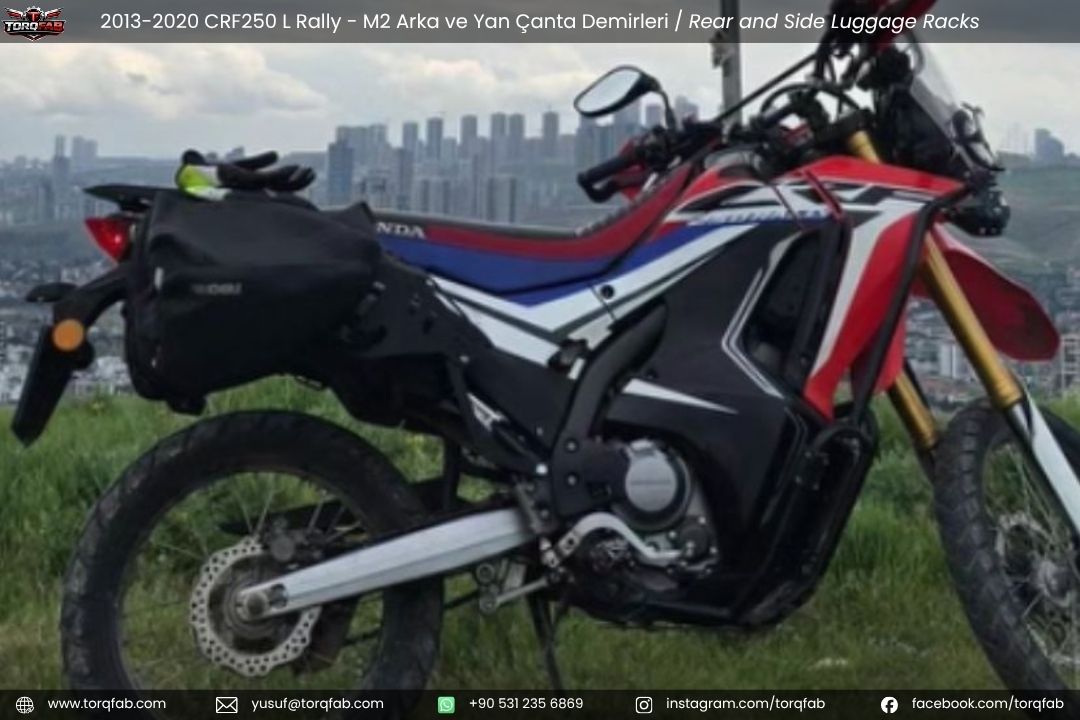 CRF250L / Rally (2013-20) Çanta Demirleri Komple Set | Side & Rear Luggage Rack Set