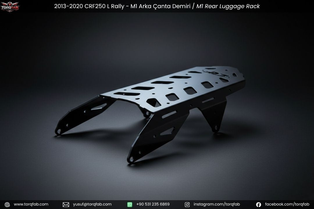 Torqfab Honda CRF250L / Rally (2013-2020) M1 Adventure Arka Çanta Demiri