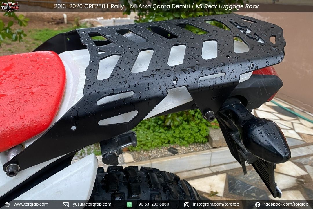 Torqfab Honda CRF250L / Rally (2013-2020) M1 Adventure Arka Çanta Demiri