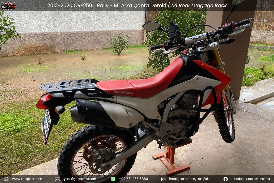 Torqfab Honda CRF250L / Rally (2013-2020) M1 Adventure Arka Çanta Demiri