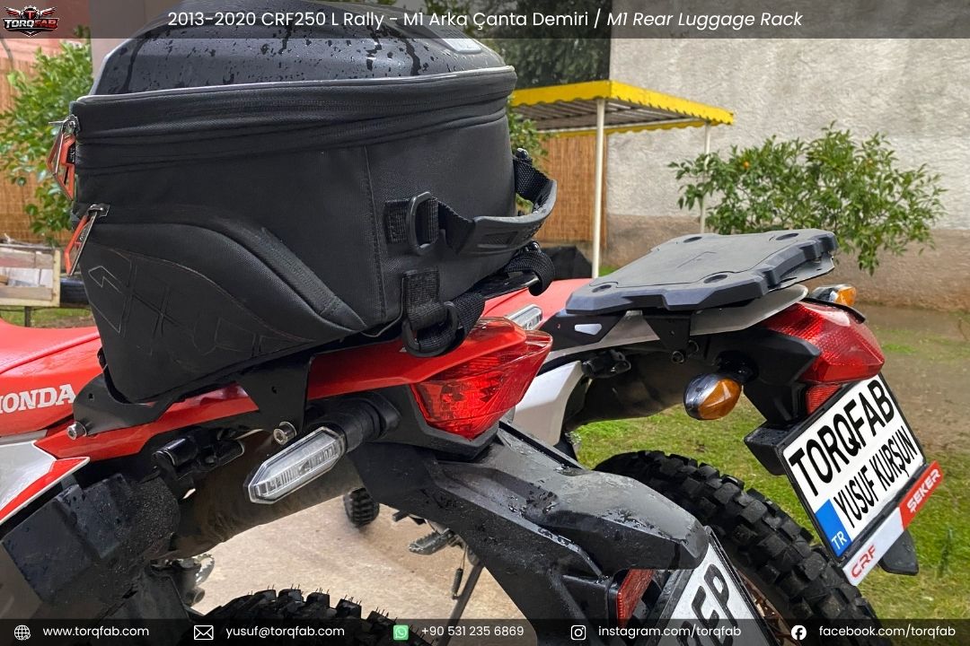 Torqfab Honda CRF250L / Rally (2013-2020) M1 Adventure Arka Çanta Demiri