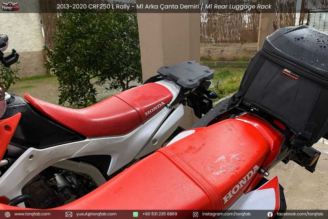 Torqfab Honda CRF250L / Rally (2013-2020) M1 Adventure Arka Çanta Demiri