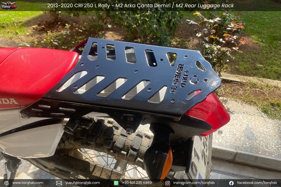 Torqfab Honda CRF250L / Rally (2013-2020) M2 Expedition Arka Çanta Demiri