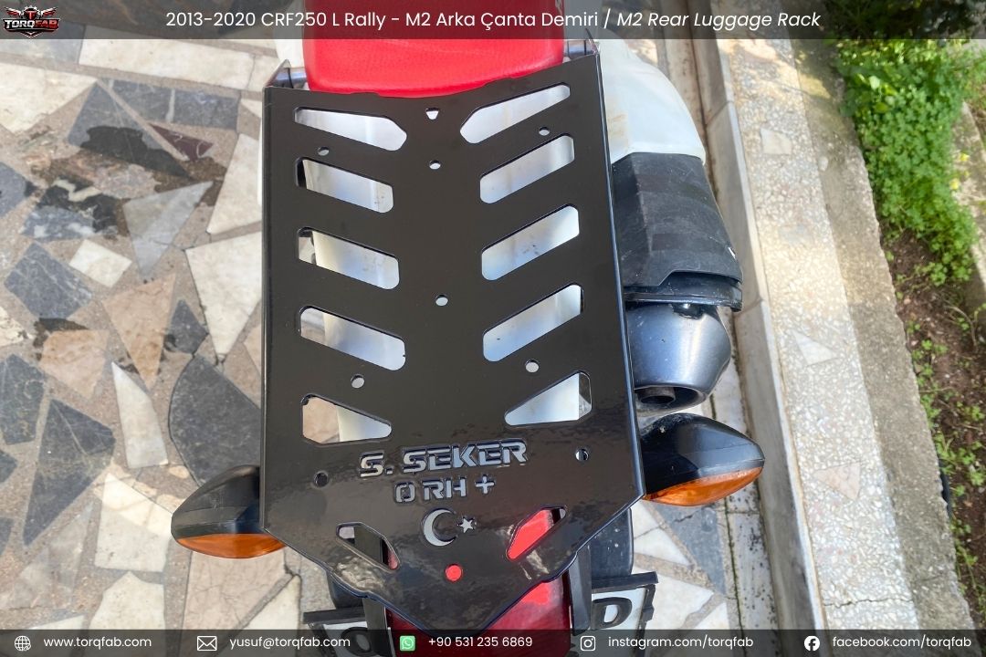 Torqfab Honda CRF250L / Rally (2013-2020) M2 Expedition Arka Çanta Demiri
