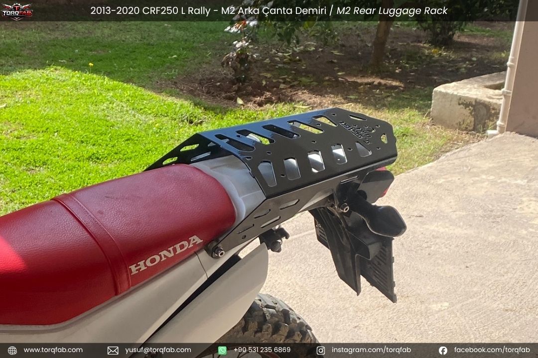 Torqfab Honda CRF250L / Rally (2013-2020) M2 Expedition Arka Çanta Demiri