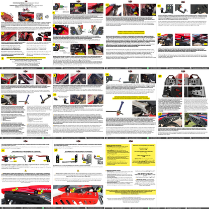 CRF250L / Rally (2021-25) Çanta Demirleri Komple Set | Side & Rear Luggage Rack Set
