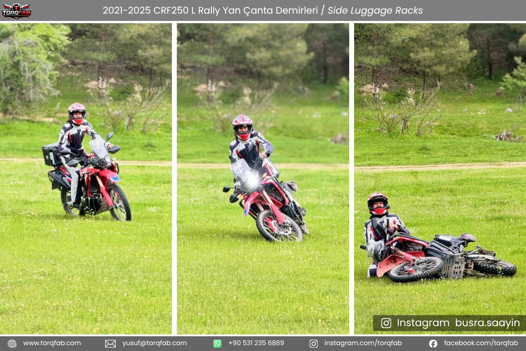 Torqfab Honda CRF250L / Rally (2013-2020) Yan Çanta Demiri