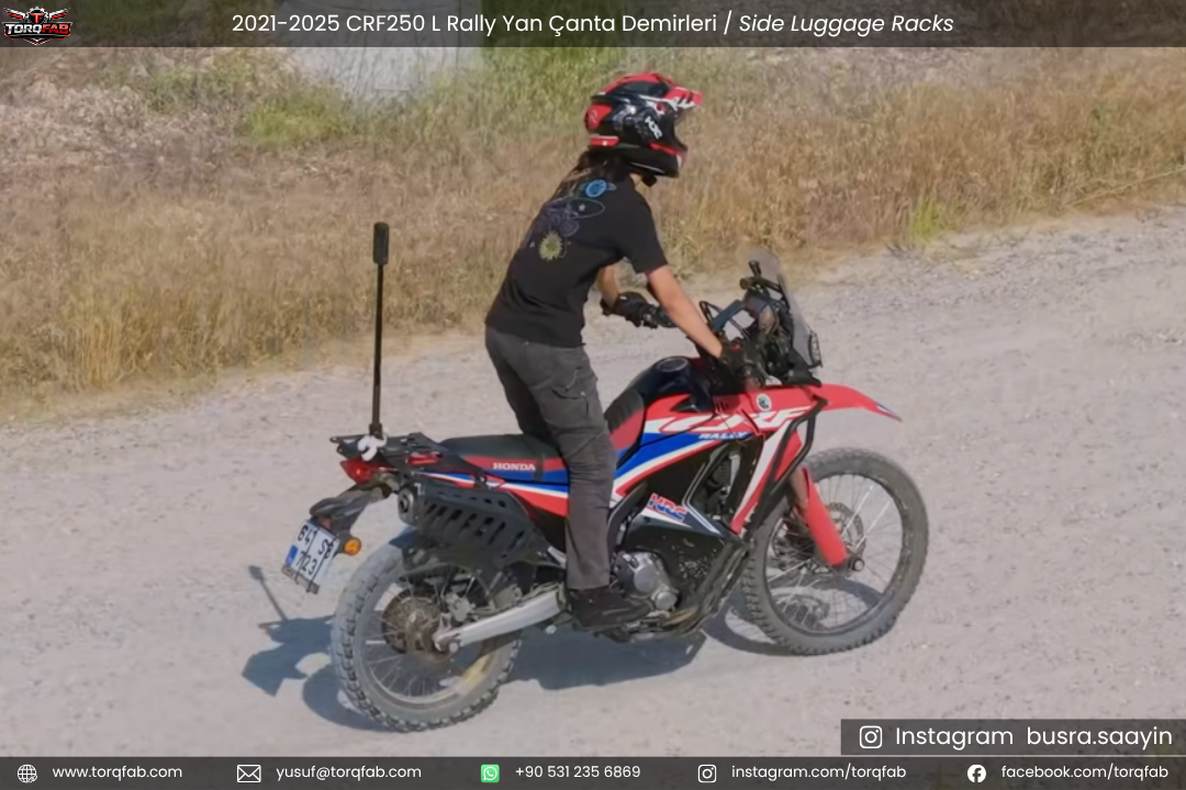Torqfab Honda CRF250L / Rally (2013-2020) Yan Çanta Demiri