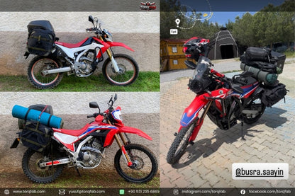CRF250L / Rally (2013-20) Çanta Demirleri Komple Set | Side & Rear Luggage Rack Set