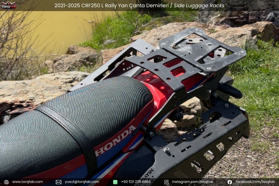 CRF250L / Rally (2021-25) Yan Çanta Demiri | Side Luggage Racks