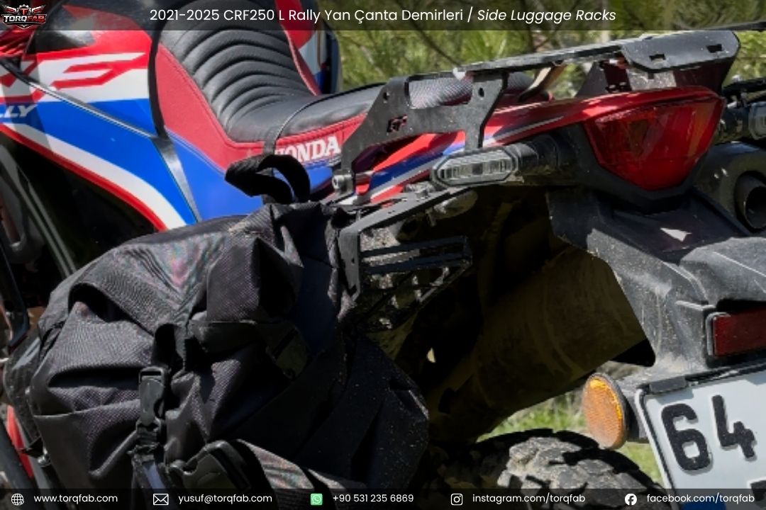 CRF250L / Rally (2021-25) Yan Çanta Demiri | Side Luggage Racks