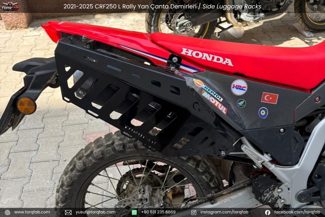 CRF250L / Rally (2021-25) Yan Çanta Demiri | Side Luggage Racks