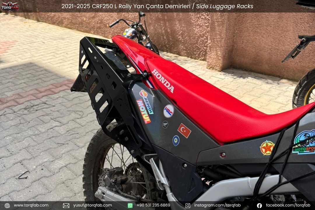 CRF250L / Rally (2021-25) Yan Çanta Demiri | Side Luggage Racks