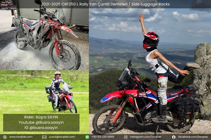 CRF250L / Rally (2021-25) Yan Çanta Demiri | Side Luggage Racks