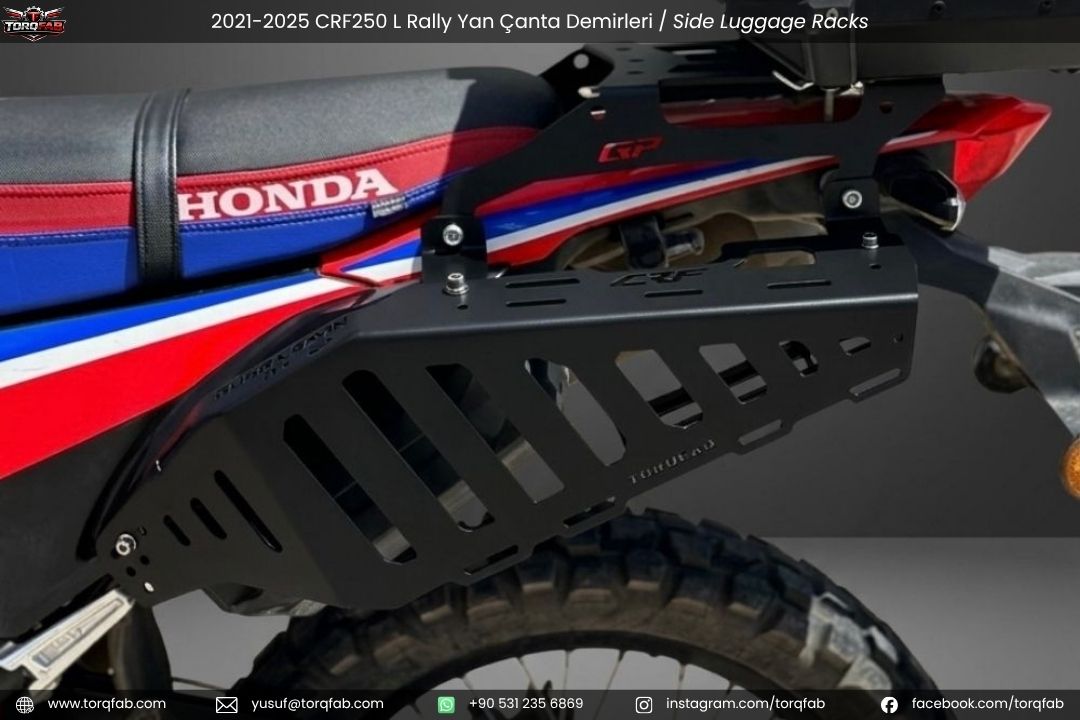 CRF250L / Rally (2021-25) Yan Çanta Demiri | Side Luggage Racks