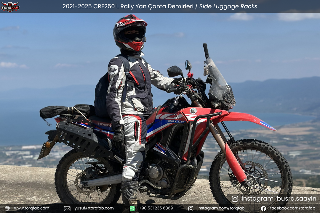 Torqfab Honda CRF250L / Rally (2013-2020) Yan Çanta Demiri