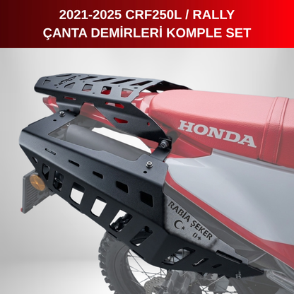 CRF250L / Rally (2021-25) Çanta Demirleri Komple Set | Side & Rear Luggage Rack Set