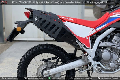 CRF250L / Rally (2021-25) Çanta Demirleri Komple Set | Side & Rear Luggage Rack Set