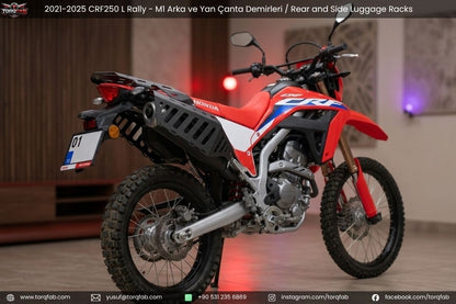 CRF250L / Rally (2021-25) Çanta Demirleri Komple Set | Side & Rear Luggage Rack Set