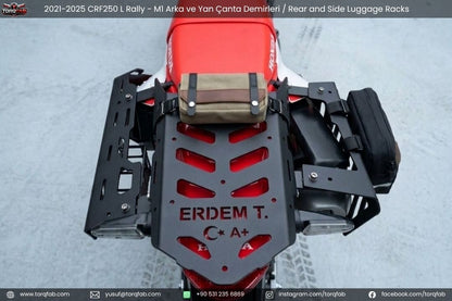 CRF250L / Rally (2021-25) Çanta Demirleri Komple Set | Side & Rear Luggage Rack Set