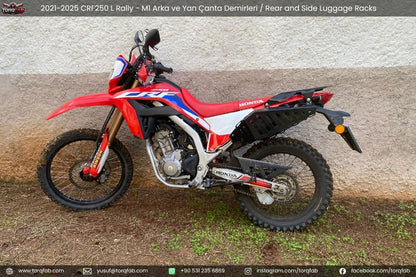 CRF250L / Rally (2021-25) Çanta Demirleri Komple Set | Side & Rear Luggage Rack Set