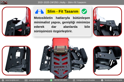 CRF250L / Rally (2021-25) Yan Çanta Demiri | Side Luggage Racks