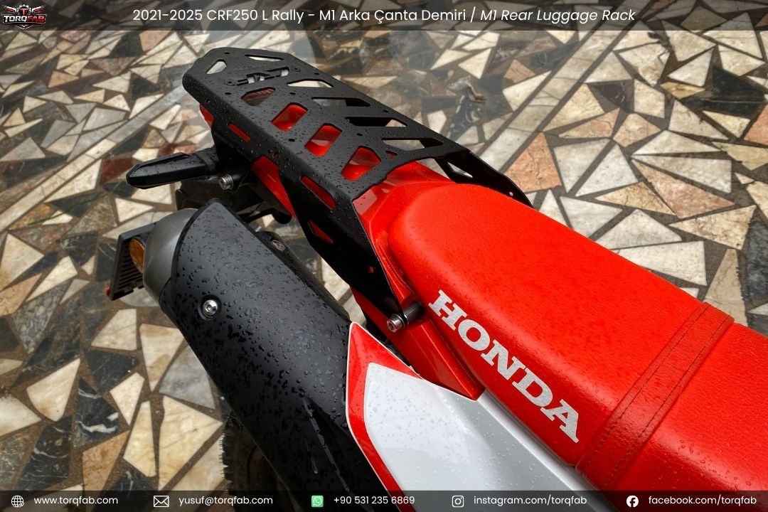 CRF250L / Rally (2021-25) Çanta Demirleri Komple Set | Side & Rear Luggage Rack Set