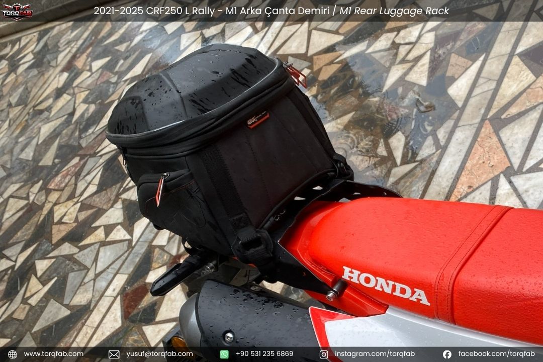 Torqfab Honda CRF250L / Rally (2021-2025) M1 Adventure Arka Çanta Demiri