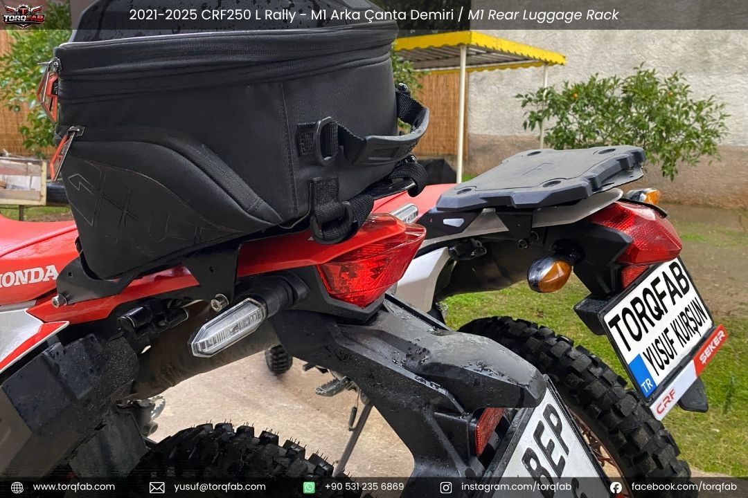 Torqfab Honda CRF250L / Rally (2021-2025) M1 Adventure Arka Çanta Demiri