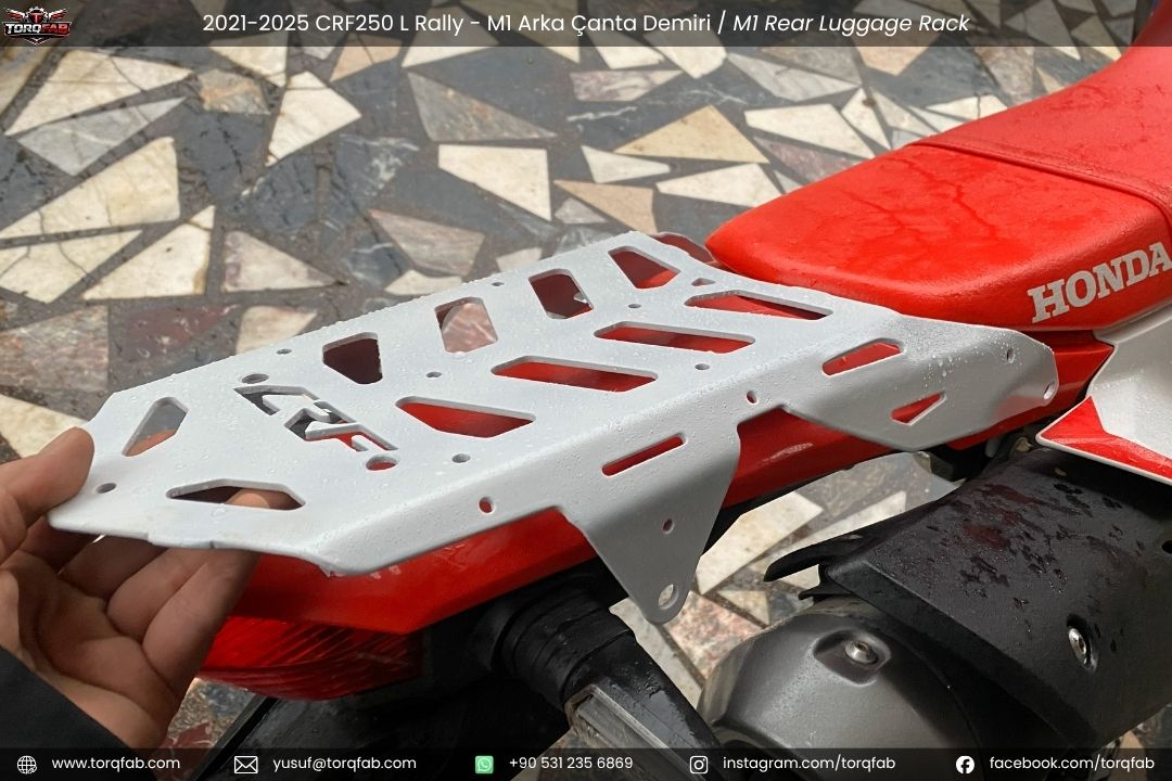 Torqfab Honda CRF250L / Rally (2021-2025) M1 Adventure Arka Çanta Demiri