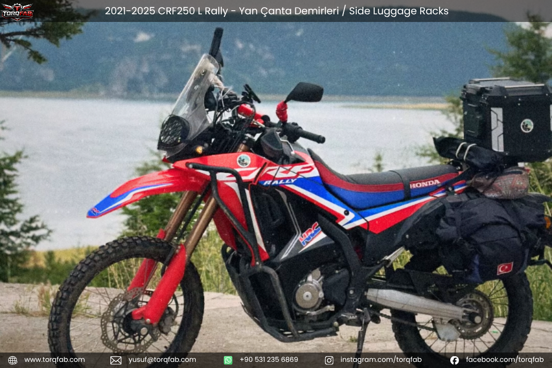 Torqfab Honda CRF250L / Rally (2013-2020) Yan Çanta Demiri