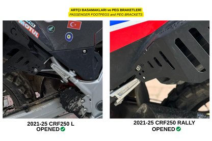 CRF250L / Rally (2021-25) Yan Çanta Demiri | Side Luggage Racks