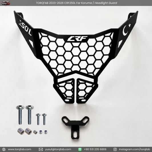 Torqfab 2023-2026 Honda CRF250L Far Koruma Demiri