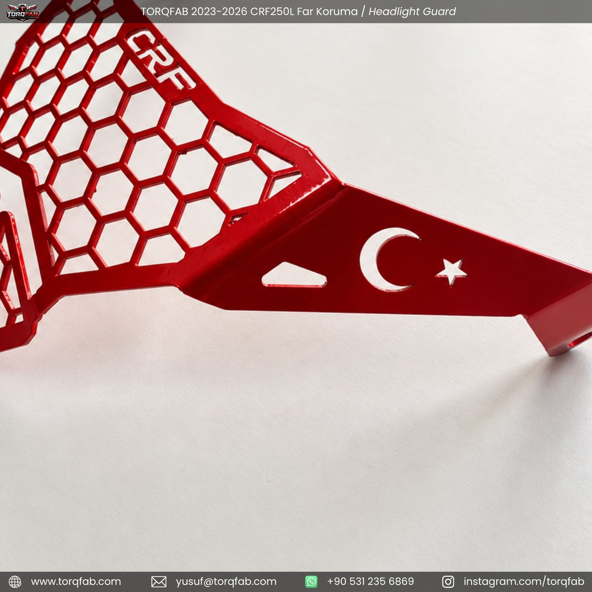 Torqfab 2023-2026 Honda CRF250L Far Koruma Demiri