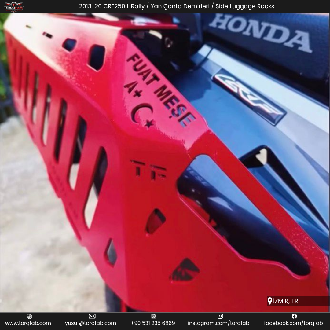 Torqfab Honda CRF250L / Rally (2013-2020) Yan Çanta Demiri