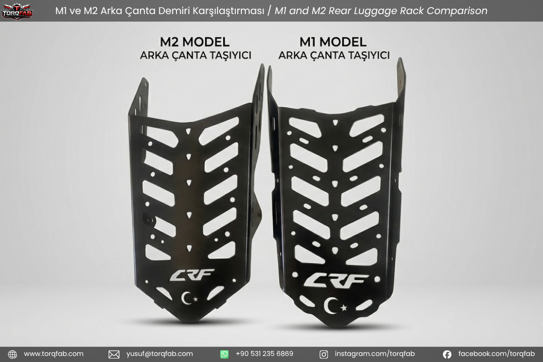 Torqfab Honda CRF250L / Rally (2021-2025) M2 Expedition Arka Çanta Demiri