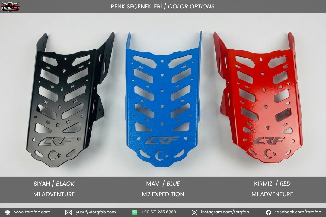 CRF250L / Rally (2021-25) Çanta Demirleri Komple Set | Side & Rear Luggage Rack Set