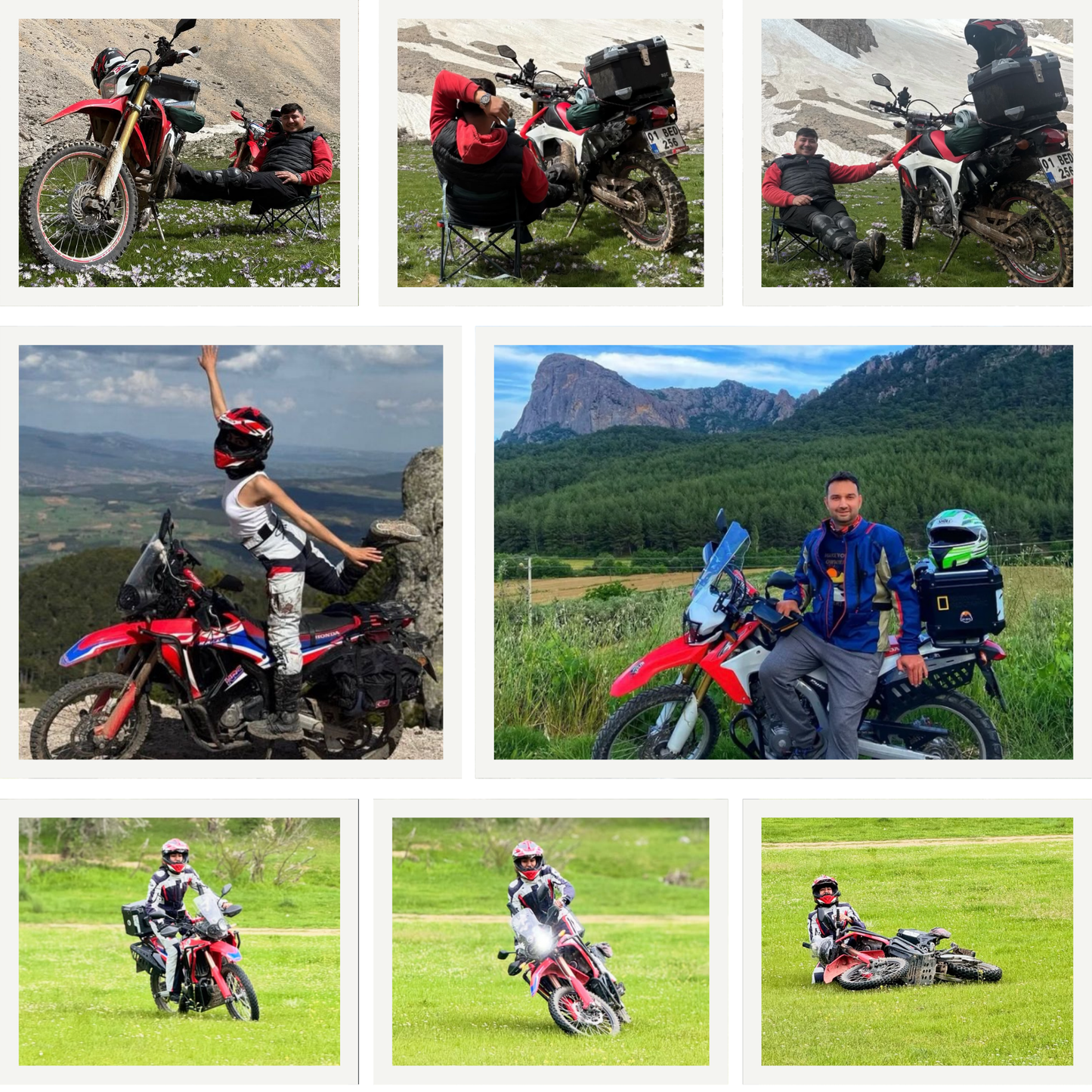 CRF250L / Rally (2013-20) Çanta Demirleri Komple Set | Side & Rear Luggage Rack Set