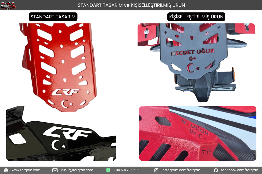 CRF250L / Rally (2013-20) Çanta Demirleri Komple Set | Side & Rear Luggage Rack Set